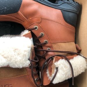 OK I am selling three pair man Ugg boots and two pair of pumas